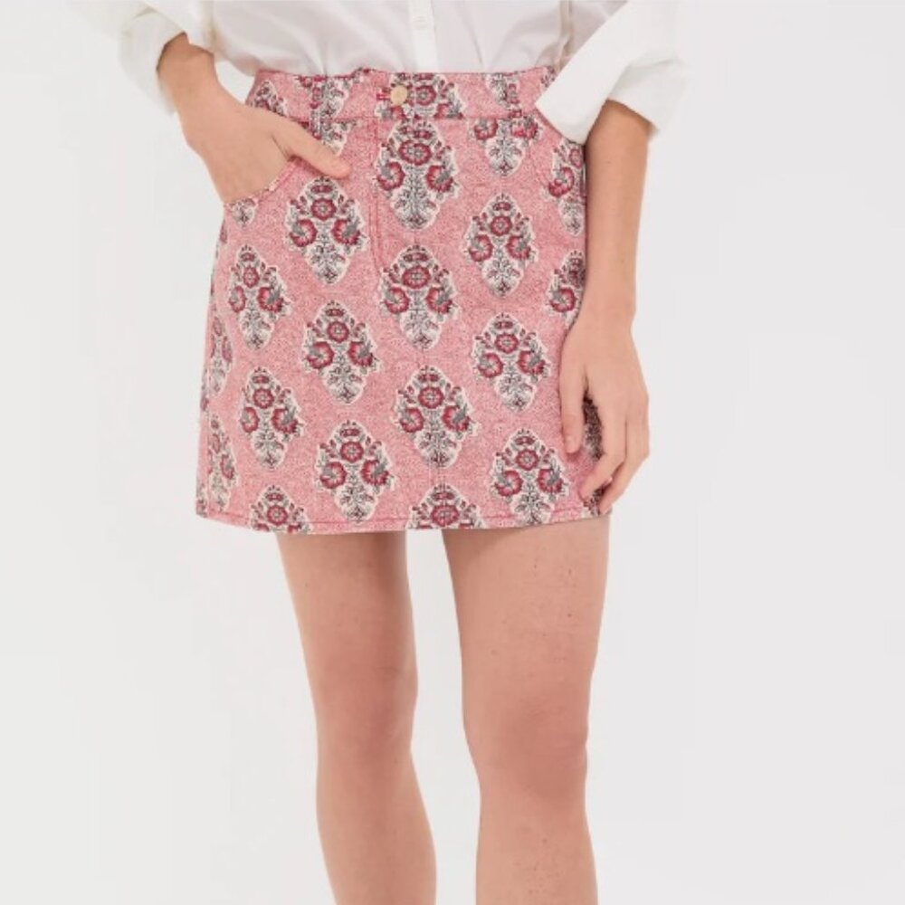 NWT  Tuckernuck Scarlet Sonata Denim Pippa Mini Skirt